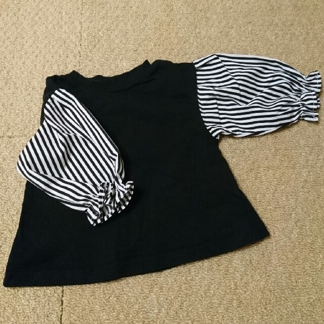 F.O.KIDS(エフオーキッズ)のアプレレクール 黒トップス キッズ/ベビー/マタニティのベビー服(~85cm)(シャツ/カットソー)の商品写真