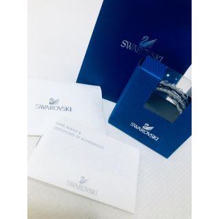 スワロフスキー(SWAROVSKI)のスワロフスキー レザーブレスレット バングル(ブレスレット/バングル)