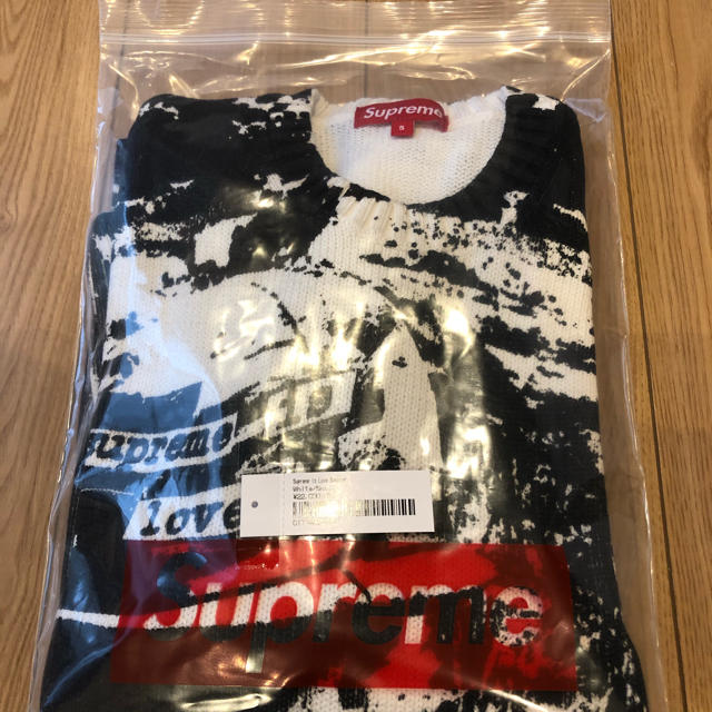 supreme  19aw supreme   is love sweater