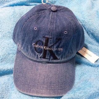 カルバンクライン(Calvin Klein)のアメリカ購入 CK カルバンクライン デニムキャップ スナップバック  (キャップ)