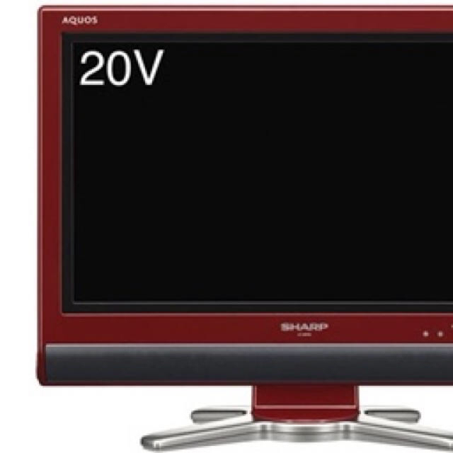 SHARP(シャープ)のSHARP LC20D30 20インチテレビ　2009年製 スマホ/家電/カメラのテレビ/映像機器(テレビ)の商品写真