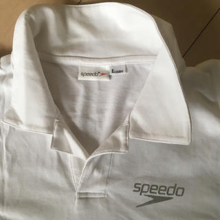 スピード(SPEEDO)のspeedo   ポロシャツ 白  Lサイズ(ポロシャツ)