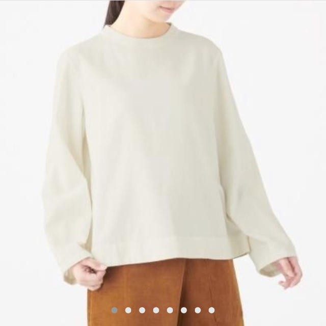 MUJI (無印良品)(ムジルシリョウヒン)の｜専用｜無印良品 フランネルブラウス 白 S レディースのトップス(シャツ/ブラウス(長袖/七分))の商品写真