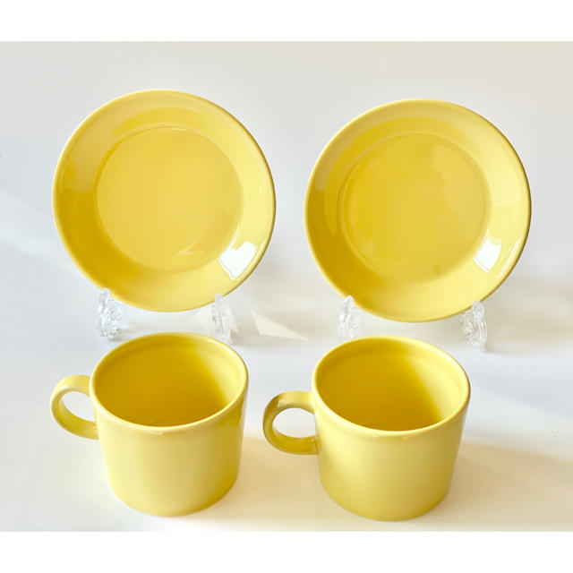 iittala(イッタラ)の新品 ティーマ カップ&ソーサー イエロー c/s イッタラ アラビア インテリア/住まい/日用品のキッチン/食器(食器)の商品写真