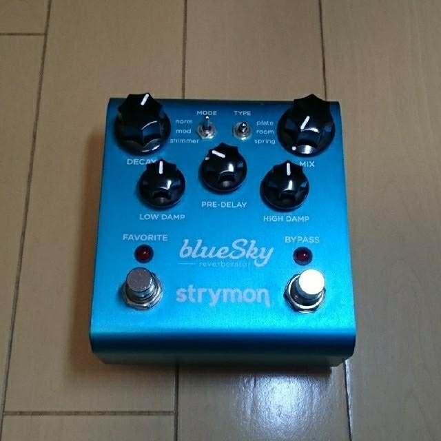 blue sky strymon リバーブ