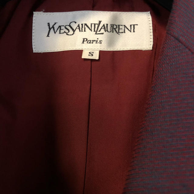 Saint Laurent(サンローラン)の美品 Yves Saint Laurent ジャケット イヴサンローラン レディースのジャケット/アウター(テーラードジャケット)の商品写真