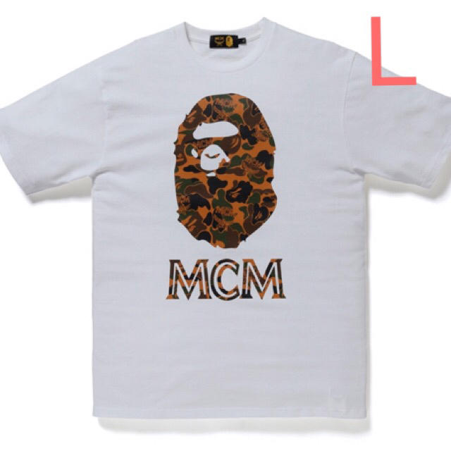 BAPE MCM CAMO APE HEAD TEE