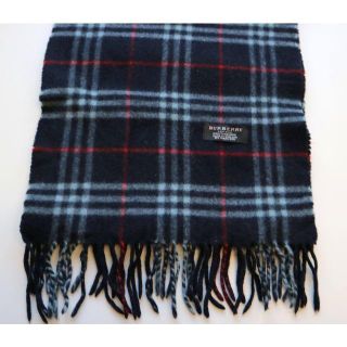 バーバリー(BURBERRY)のちびこ様専用　バーバリーマフラー カシミヤ100% 訳あり BM00118(マフラー/ショール)