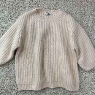 アクネ(ACNE)のAcne Studios アクネ アンゴラ リブニット ベージュ(ニット/セーター)