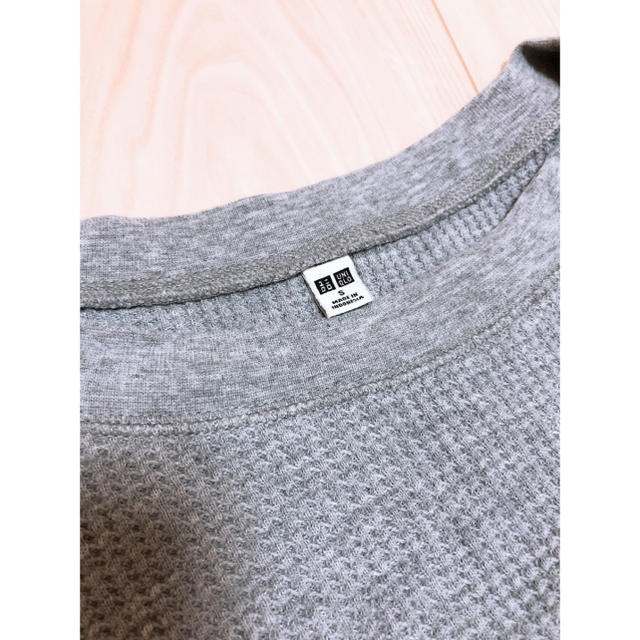 UNIQLO(ユニクロ)のUNIQLOユニクロ⭐︎ワッフルT レディースのトップス(Tシャツ(長袖/七分))の商品写真