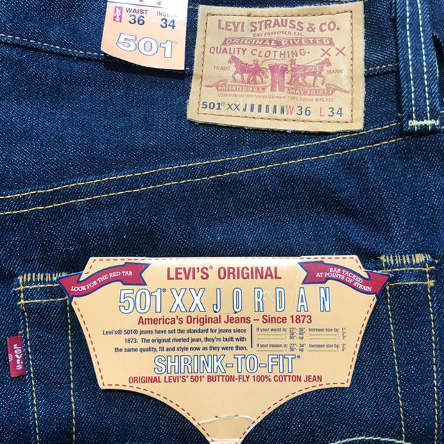 Levi's(リーバイス)のW36 新品 Levi's NIKE JORDAN 501XX 23/501  メンズのパンツ(デニム/ジーンズ)の商品写真