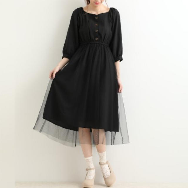 MAJESTIC LEGON(マジェスティックレゴン)の新品♡タグつき♪ マジェスティックレゴン　ワンピース　 BLACK 大特価‼️ レディースのワンピース(その他)の商品写真