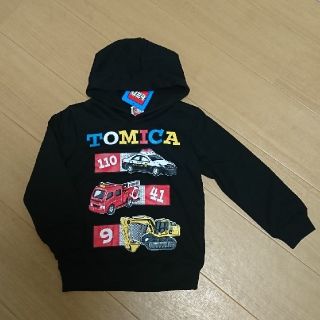 タカラトミー(Takara Tomy)のトミカ 長袖 フード付き 裏起毛 男の子 パーカー(Tシャツ/カットソー)