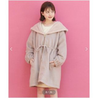 マジェスティックレゴン(MAJESTIC LEGON)の【タグ付き新品】ウエストキュッとアウター/ピンク/M(その他)