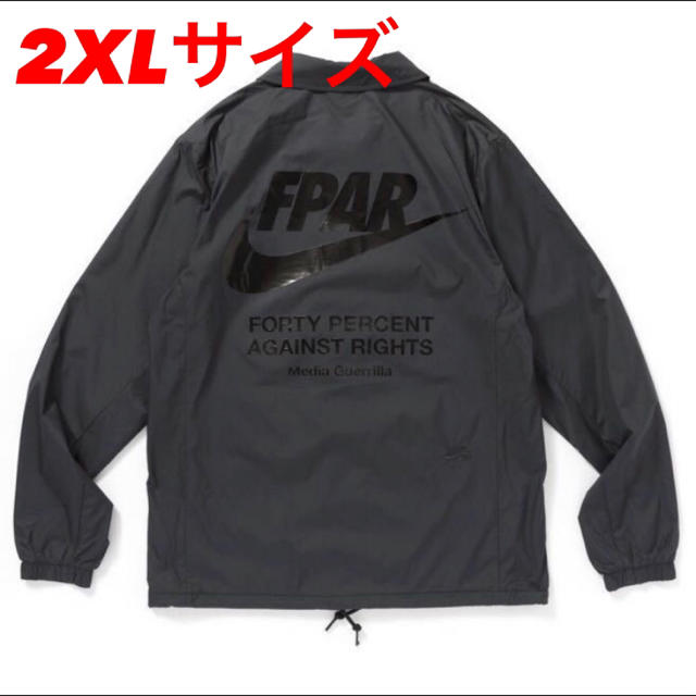 ナイロンジャケット2XLサイズ Nike SB x FPAR ナイキ コーチジャケット XXL
