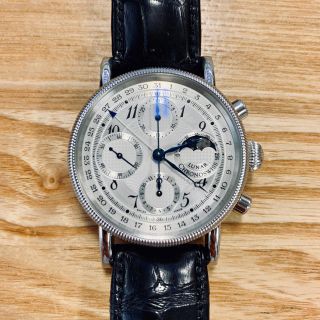 クロノスイス(CHRONOSWISS)のクロノスイス ルナクロノグラフ CH7523 純正尾錠 純正ベルト(腕時計(アナログ))