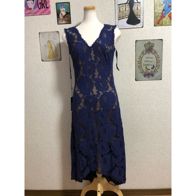 TADASHI SHOJI(タダシショウジ)の2018新品 4 Tadashi Shoji タダシショージ NN16004NT レディースのワンピース(ひざ丈ワンピース)の商品写真