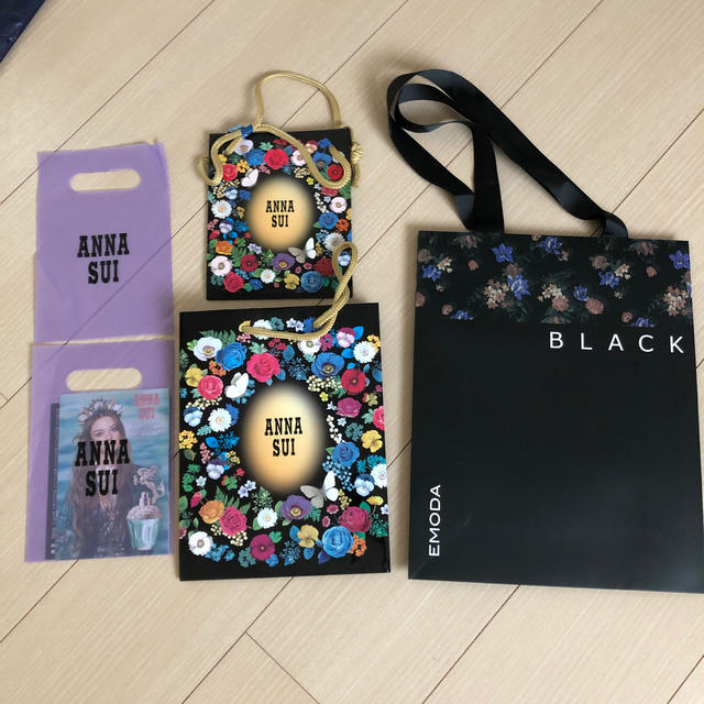 ANNA SUI(アナスイ)のANNA SUI 💫EMODA 紙袋 レディースのバッグ(ショップ袋)の商品写真