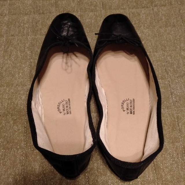 repetto(レペット)の〈ブラック39〉Porselli ポルセリ バレエシューズ レディースの靴/シューズ(ハイヒール/パンプス)の商品写真