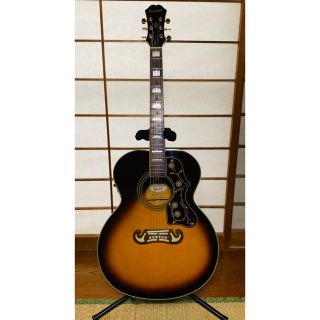 エピフォン(Epiphone)のEpiphonEJ200エレアコ仕様(アコースティックギター)