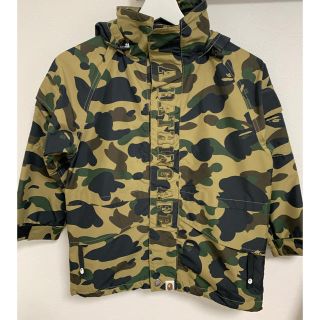 アベイシングエイプ(A BATHING APE)のAPE ナイロンパーカー 120 キッズ(ジャケット/上着)