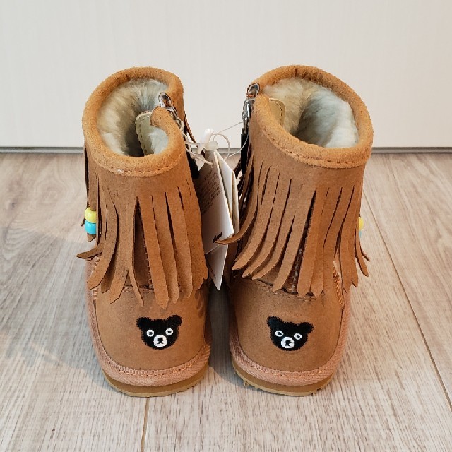 mikihouse(ミキハウス)の新品‼️ミキハウス　ダブルビー　ムートンブーツ　１５㎝ キッズ/ベビー/マタニティのキッズ靴/シューズ(15cm~)(ブーツ)の商品写真