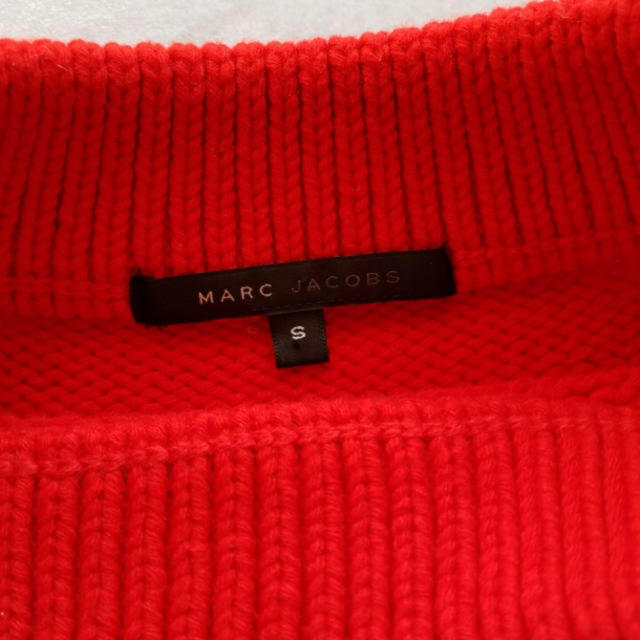 MARC JACOBS(マークジェイコブス)のMARCJACOBSニットセーター赤レッドウールS36drawerblamink レディースのトップス(ニット/セーター)の商品写真