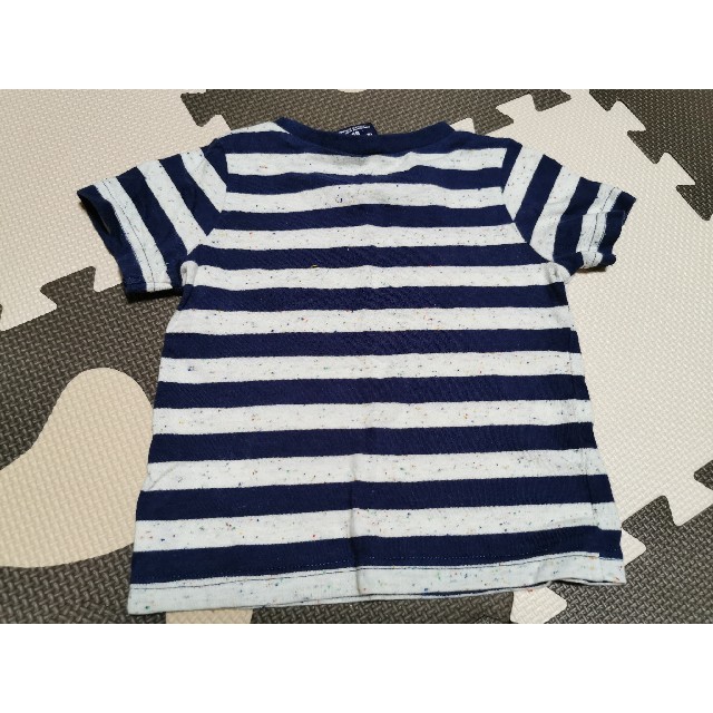 Champion(チャンピオン)のchampion ボーダー半袖シャツ 80cm キッズ/ベビー/マタニティのベビー服(~85cm)(Ｔシャツ)の商品写真