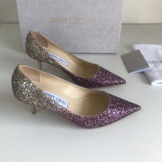 ジミーチュウ(JIMMY CHOO)の美品　JIMMY CHOO  定価9.2万　ジミーチュウ パンプス(ハイヒール/パンプス)