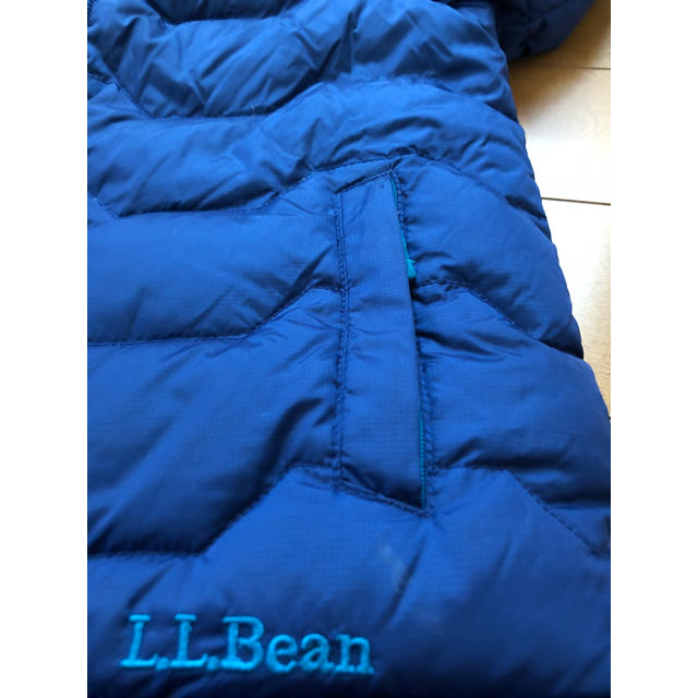 L.L.Bean(エルエルビーン)の【LLBean】キッズダウンジャケット サイズM5-6 キッズ/ベビー/マタニティのキッズ服男の子用(90cm~)(ジャケット/上着)の商品写真