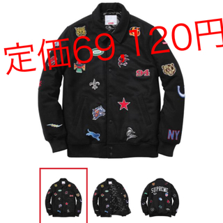 Supreme 14AW Franchise Varsity Jacket