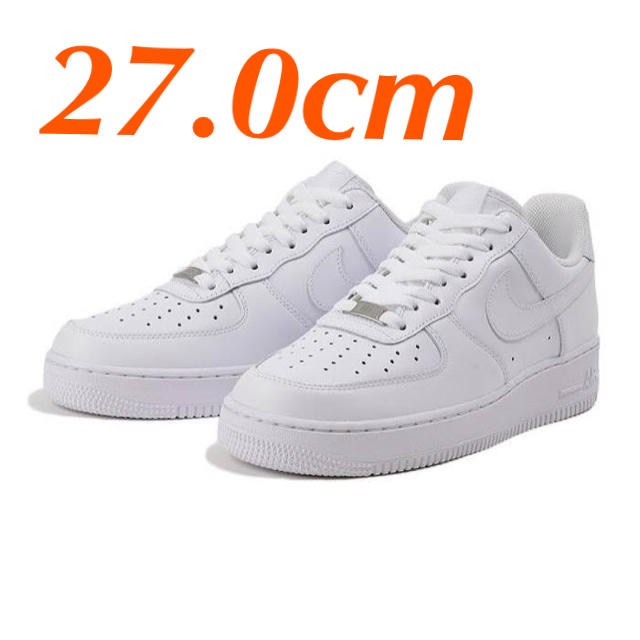 27.0cm nike AIRFORCE1 white