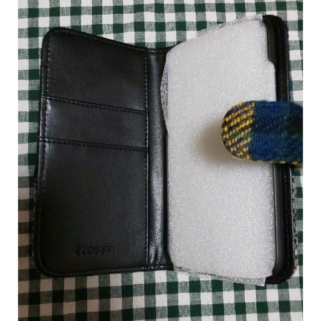 Harris Tweed(ハリスツイード)のしまむら　ハリスツイードスマホケース スマホ/家電/カメラのスマホアクセサリー(iPhoneケース)の商品写真