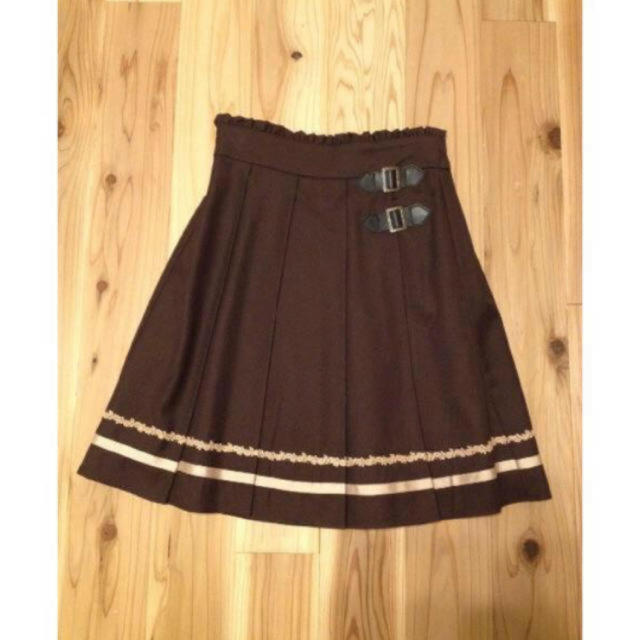 axes femme(アクシーズファム)のアクシーズファム スカート プリーツ ブラウン レディースのスカート(ひざ丈スカート)の商品写真