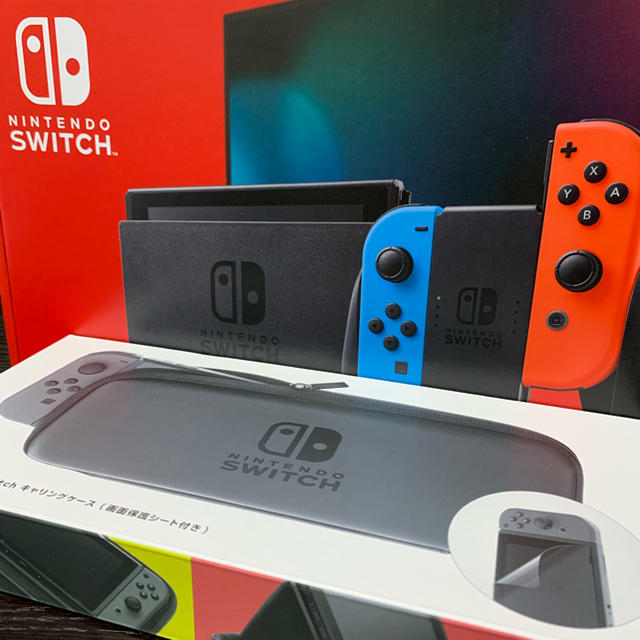 カバー付Nintendo Switch ニンテンドー スイッチ本体 新型 グレー