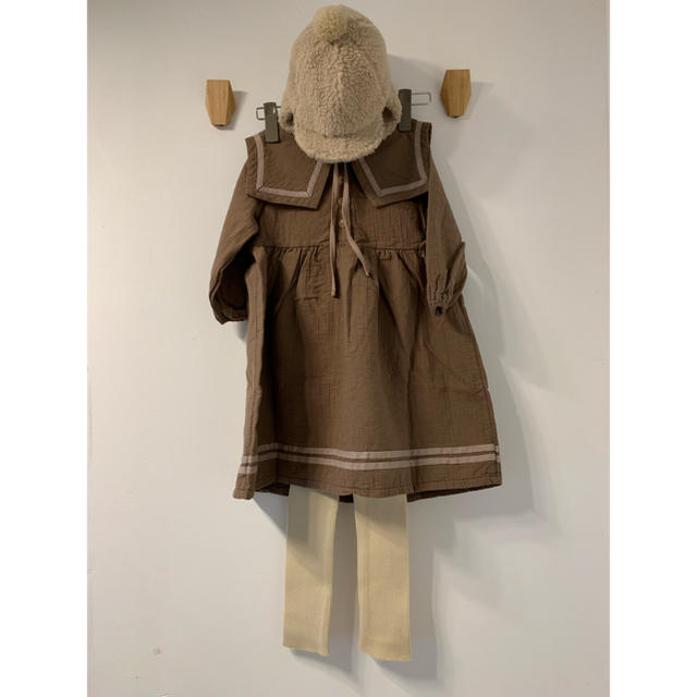 こどもビームス(コドモビームス)の新品 セーラー 風 ワンピース キッズ/ベビー/マタニティのキッズ服女の子用(90cm~)(ワンピース)の商品写真