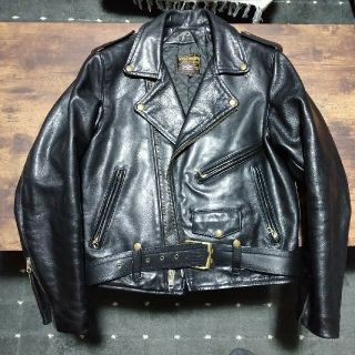 バンソン(VANSON)の【最終値下げ】VANSON Ｃ２ レザージャケット 40(ライダースジャケット)