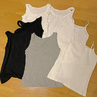 ジーユー(GU)のGU 新品タンクトップキャミ７枚セット　ZARA GAP UNIQLO好き(タンクトップ)