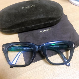 トムフォード(TOM FORD)のトムフォード  伊達眼鏡 めがね 黒ブチ サングラス(サングラス/メガネ)