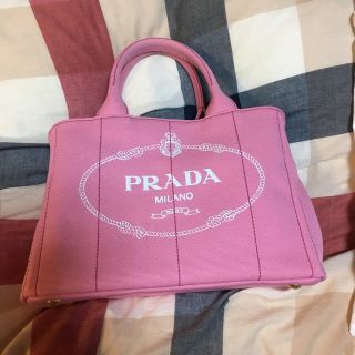 プラダ(PRADA)のプラダ カナパ ピンク(ハンドバッグ)