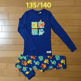 エイチアンドエム(H&M)の新品☆H&M ポケモン パジャマ 135 140 ロンT(Tシャツ/カットソー)