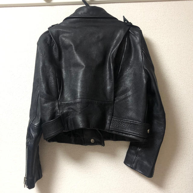 moussy(マウジー)のmoussy 本革　レザーライダースジャケット　サイズ1 レディースのジャケット/アウター(ライダースジャケット)の商品写真