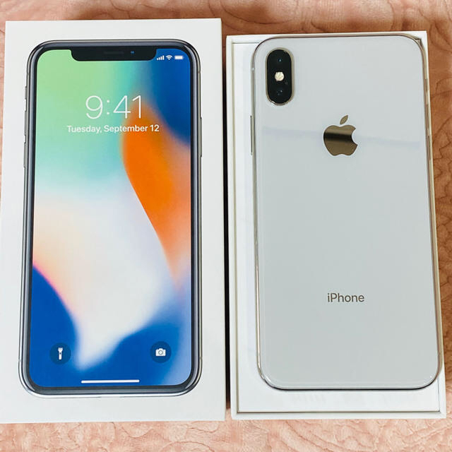 iPhone X シルバー 256GB SIMフリー ・AppleCare付き iPhone X シルバー 256GB SIMフリー ・AppleCare付き