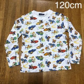 リトルベアークラブ(LITTLE BEAR CLUB)のリトルベアクラブ　ロンT 恐竜　レーシングカー　120cm (Tシャツ/カットソー)