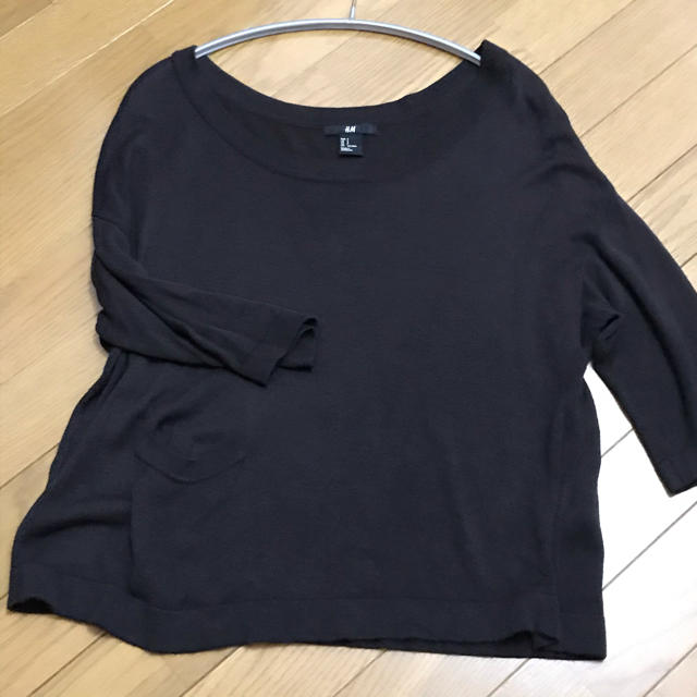 H&M(エイチアンドエム)のH&M 七分袖　カットソー レディースのトップス(カットソー(長袖/七分))の商品写真