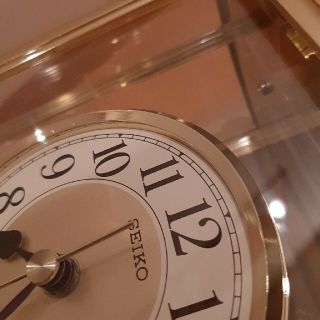 SEIKO - 【新品】 SEIKO セイコー クオーツ 置時計 回転飾り付 の