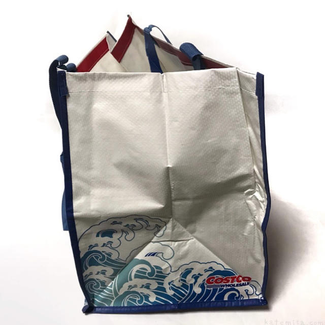 コストコ(コストコ)の☆新品・未使用☆ コストコ ショッピング バック ２セット 白富士柄 レディースのバッグ(エコバッグ)の商品写真