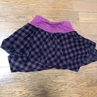 アナスイミニ(ANNA SUI mini)のアナスイミニ  チェック柄スカート(スカート)