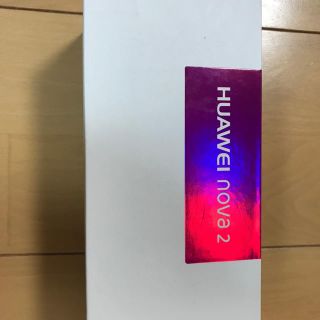 アンドロイド(ANDROID)のHUAWEI nova2ブルー64GB UQ mobile(スマートフォン本体)