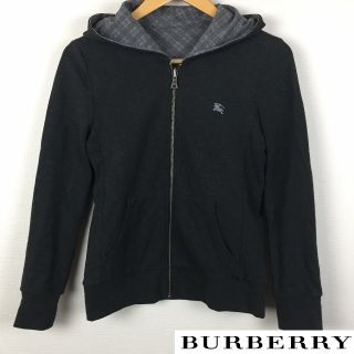 バーバリーブラックレーベル(BURBERRY BLACK LABEL)の美品 BURBERRY BLACK LABEL 長袖パーカー リバーシブル(パーカー)